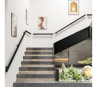 Rail de sécurité en métal robuste de 6 m pour escalier extérieur - Rail de sécurité industriel antidérapant pour escalier extérieur - Iron il (30 cm-600 cm)