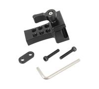 Rail de serrage à dégagement rapide standard avec trous de montage de 0,6 cm pour moniteurs de griffe froide, adaptateur de bras d'extension pour appareil photo professionnel