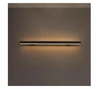 Rail de support mural à LED pour entrée de villa - 120,1 cm - Côté gauche - Noir - Barre d'appui de sécurité moderne - Prise en main et style améliorés