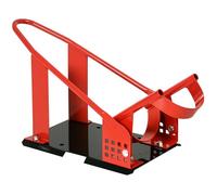 Rail de support universel pour moto HOMCOM support roue moto support béquille moto - bloque roue 8-15,5 cm trous pré-percés