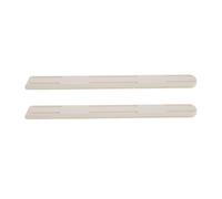 Rail de Tiroir Auto-Adhésif Blanc, Remplacement Rapide pour placards | Montage Inférieur, Hips Résistant, Supporte 30kg par Paire, Bords Lisses, Quatre Autocollants Inclus, Guide D’Installation