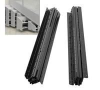 Rail de tiroir coulissant, 2 pièces, support de sol, rail de charge lourde, guides de meuble d'escalier, guides d'armoire à chaussures, extension complète (600-1100 mm)