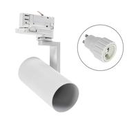 Rail D'Éclairage 3 Phases Alu Blanc GU10 Pour Erco Eutrac Staff