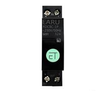 Rail DIN 1P 18 mm pour Smart Switch, télécommande WiFi pour Smart Home, compatible avec l'application Tuya (32 A)