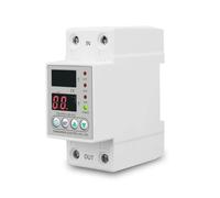 Rail DIN 230V réglable, dispositif de protection contre les surtensions et les sous-tensions, protecteur de relais, surveillance de la limite de courant 40A 60A 80A 100A(L N 230V 40A)