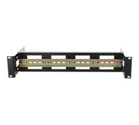Rail DIN 2U pour Baies 19 Pouces - réglable en Profondeur