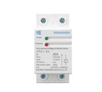Rail Din 40A 230V, 1 pièce, récupération automatique, reconnexion, dispositif de protection contre les surtensions et les sous-tensions, relais de protection(40A)