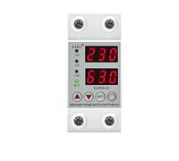 Rail Din 40A 63A 230V, dispositif de Protection réglable contre les surtensions et les sous-tensions, relais de Protection, limite de Protection contre les surintensités
