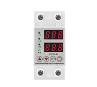 Rail DIN 40A 63A 230V, dispositif de Protection réglable contre les surtensions et les sous-tensions, relais de Protection, limite de Protection contre les surintensités(80A)