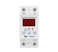 Rail Din 40A 63A 230V, protecteur de surtension et de sous-tension réglable, voltmètre de Protection de limite YHVPD3-40 YHVPD3-63 Protecteurs de fuite à la terre (Size : 63A)