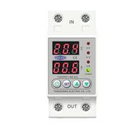 Rail Din 60A 230V, dispositif de protection réglable contre les surtensions et les sous-tensions, moniteur de relais, courant TOVPD1-63-EC(80A)