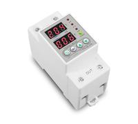 Rail DIN 60A 230V, dispositif de Protection réglable contre les surtensions et les sous-tensions, relais de surveillance, limite de courant TOVPD1-63-EC(110V 60A)
