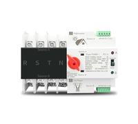 Rail DIN ATS 2P 3P 4P for photovoltaïque et onduleur, double alimentation, commutateur de sélection de transfert automatique, non-stop 63A 100A 125A(4P,63A)