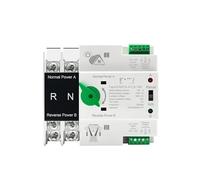 Rail DIN ATS 2P 4P for photovoltaïque et onduleur, double alimentation, commutateur de sélection transfert automatique, non-stop 100A 220V 110V(2P,AC220V)