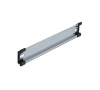 Rail DIN DeLOCK 66189 Acier Inoxydable 35mm x 250mm x 7.5mm, Trous de Montage 15x6.2mm, Acier, Fabrication Chine