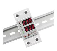Rail Din réglable, 40a/63a, 230V, surtension, sous-tension, protecteur de surintensité, Protection de relais, compteur d'énergie kWh(Voltage Current Kwh,40A)