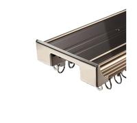 Rail double pour rideaux Voie de rideau plafond en alliage d'aluminium
