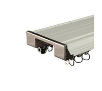 Rail double pour rideaux Voie de rideau plafond en alliage d'aluminium