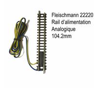 Rail droit 104.2mm d'alimentation analogique-N-1/160-FLEISCHMANN 22220