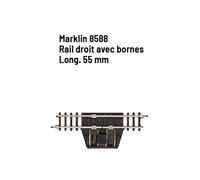 Märklin Rail droit d'alimentation 8588 – 55 mm – Échelle Z 1/220 – 1x