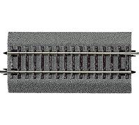 Rail droit en diagonal (H0) Voie Rocoline (avec ballast) 119 mm Roco 42511 6 pc(s)