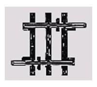 Rail droit Longueur: 22.5 mm Märklin 2204 10 pc(s)