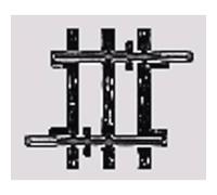 Rail droit Longueur: 22.5 mm Märklin 2204 10 pc(s)