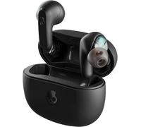 Rail Écouteurs Intra-Auriculaires Sans Fil, Autonomie 42 H, Skull-Iq, Compatible Alexa, Microphone, Compatible Iphone + Android + Appareils Bluetooth - Noir