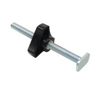 Rail en T à profil double coupe de 500 mm et bouton boulon, écrou coulissant for rail onglet, rainure, universel le travail du bois T-Slot Goulotte(1PC T Screw Nut Set)