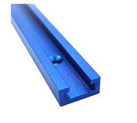 Rail En T à Rainure En T Rail de goulotte travail du bois bleu 600 mm, rail en T, rainure, à onglet, gabarit, fixation vis, table fente, scie, toupie, outil auxiliaire bricolage(300mm)