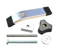 Rail En T à Rainure En T Rail de goulotte travail du bois, rail en T, rainure, à onglet, gabarit, fixation vis, fente 19 x 9,5 mm, table scie, toupie(Clamp Set A,800mm)