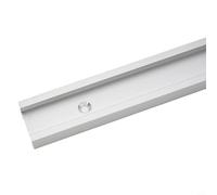 Rail en T en alliage d'aluminium et barre d'onglet pour scie à table, système de fixation de gabarit de travail du bois avec rail en T et barre de jauge d'onglet pour projets de bricolage (rail en T
