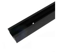 Rail en T en alliage d'aluminium pour scie de table, 30 mm de large x 300 à 600 mm de long, barre à onglets anodisée noire avec fente en T compatible avec fente en T (400 mm)