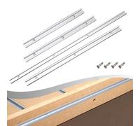 Rail en T en aluminium avec pince à cliquet pour des coupes précises à onglet pour les applications de travail du bois (40 cm)
