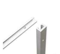 Rail en T en aluminium pour le travail du bois, support de serrage à cliquet 34 x 12 pour coupes d'onglet et alignements précis (30 cm)