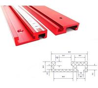 Rail en T, rail d’angle, 45 type de rail de guidage, rail en T en aluminium, gabarit de rail d’angle en T pour bricolage, mini-rail en T pour scie circulaire de travail du bois pour fixation de