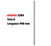 Märklin Voie K H0 2205 – Rail flexible droit 900 mm – Neuf