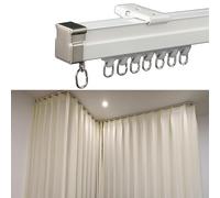 Rail flexible et robuste de 4,2 m - Barre de montage pliable pour camping, hôpitaux et salles de montage - Installation au plafond avec options de longueur de 3,5 m, 4 m, 5 m pour une utilisation