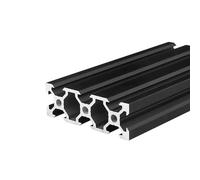 rail linéaire 1pc profilé en aluminium 2020 2040 2060 2080 20100 T Type V Type cadre anodisé profilé de guidage linéaire guide à glissière (Color : 2060 t type, Size : 300mm)