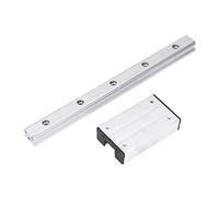 Rail Linéaire 300mm LGD6 avec Chariot Double Axes Externe - Glisse Fluide et Durable pour Machines CNC, Acier et Aluminium, Montage Facile