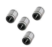 Rail linéaire 4 pièces bague d'arbre diamètre d'alésage de 12mm roulement à billes tige lisse roulements linéaires for guide coulissant