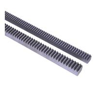 Rail linéaire à crémaillère à vis sans fin for fraiseuse CNC, 1 m, 1 module, 10 x 10, 100 mm/350 mm/400 mm/450 mm/500 mm/550 mm/600 mm-1000 mm(4pcs,850mm)