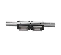 Rail Linéaire avec 2 Pièces de Chariot, 300mm | Acier durable, Compatible avec les machines CNC, Fonctionnement fluide, Faible bruit