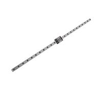 Rail linéaire avec bloc de chariot MGN9 en acier, longueur 200 mm (450mm) | Curseur en acier, acier à roulement, machines CNC, équipement d'automatisation, petit équipement, faible bruit, utilisation