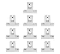 Rail Linéaire en Aluminium, Support de Guide de Mouvement Linéaire 10 Pièces, Haute Capacité de Charge, Précision et Durabilité - Fabrication Fine, Traitement Thermique, Pour