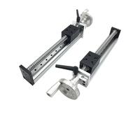 Rail linéaire, guide de rail manuel CNC, étape coulissante mouvement, course efficace 100 à 1000 mm, volant en aluminium, table 500 mm/s (vis billes SFU1610, mm)(SFU1605 Ballscrew,700mm Stroke)