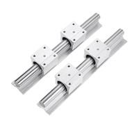 Rail linéaire, Guide Linéaire Avec 4 Roulements CNC Adaptés Aux Fraiseuses Faites Maison, pour l'impression 3D DIY