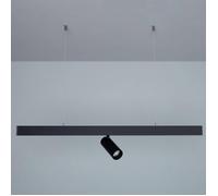 Rail Magnétique 20mm Suspendu 48V 2m Noir