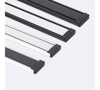 Rail Magnétique 25mm SuperSlim en Saillie 48V 2m Blanc / Blanc