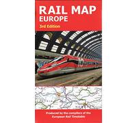 Rail Map Europe: 3rd Edition, 3rd revision with minor amendments